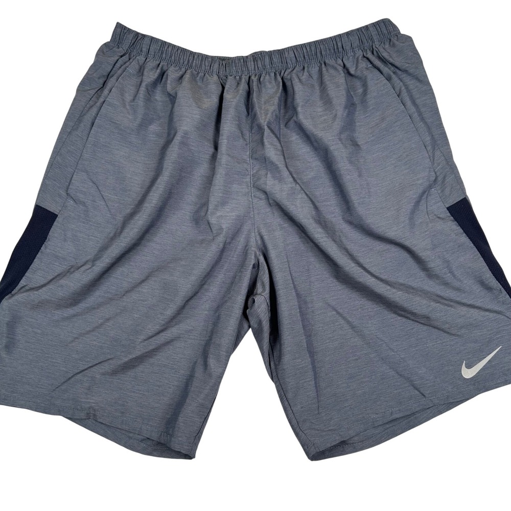 Nike‎ Dri-FIT Challenger Running Shorts Athletic Gym Workout Shorts Blue Large